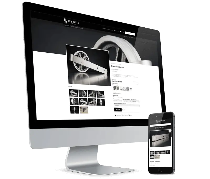 Website device mockup